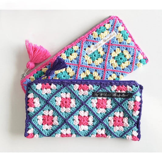 GRANNY SQUARES WALLET (Crochet Pattern)